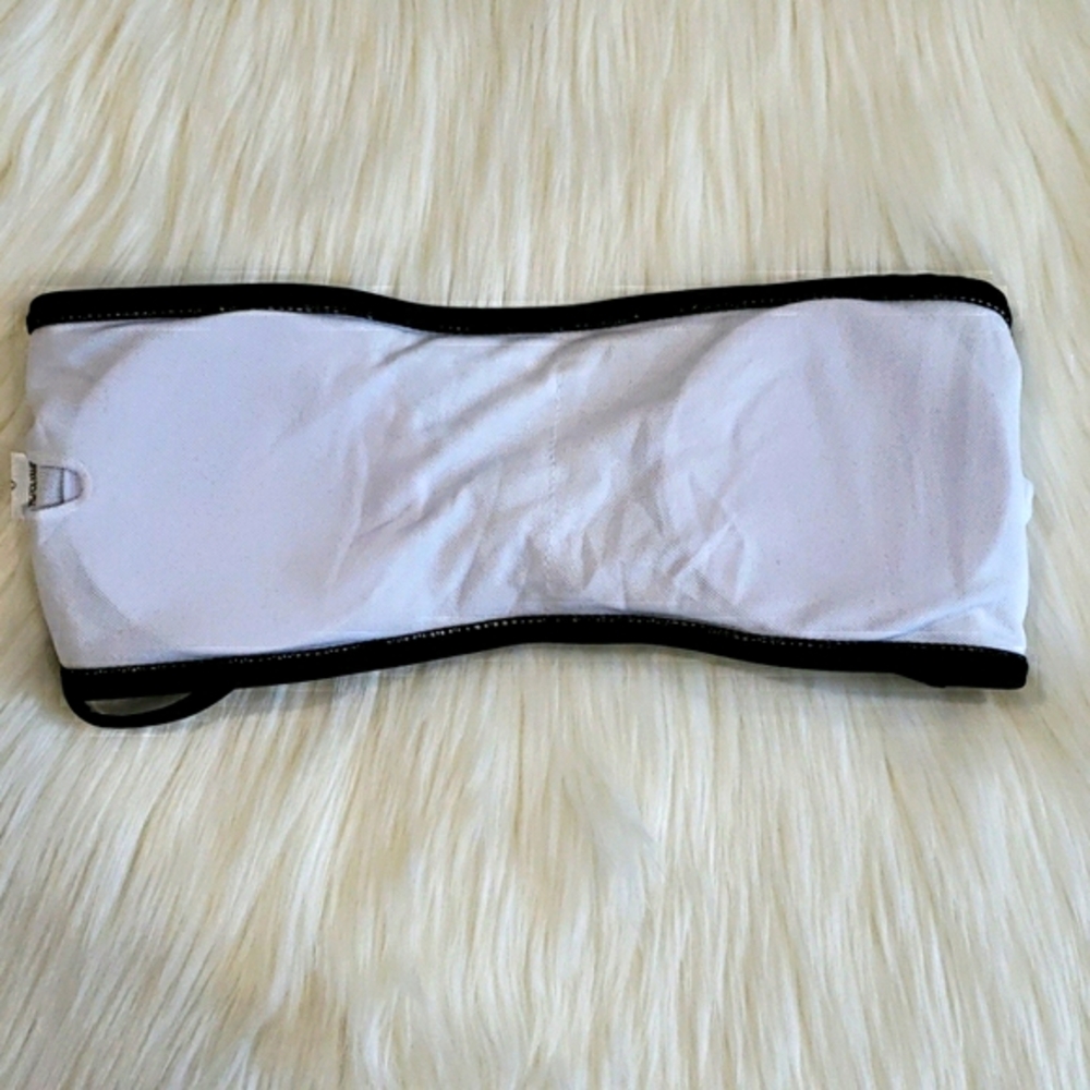 New Lace-up Back Bandeau Highwaisted Bikini Set - Picture 9 of 11